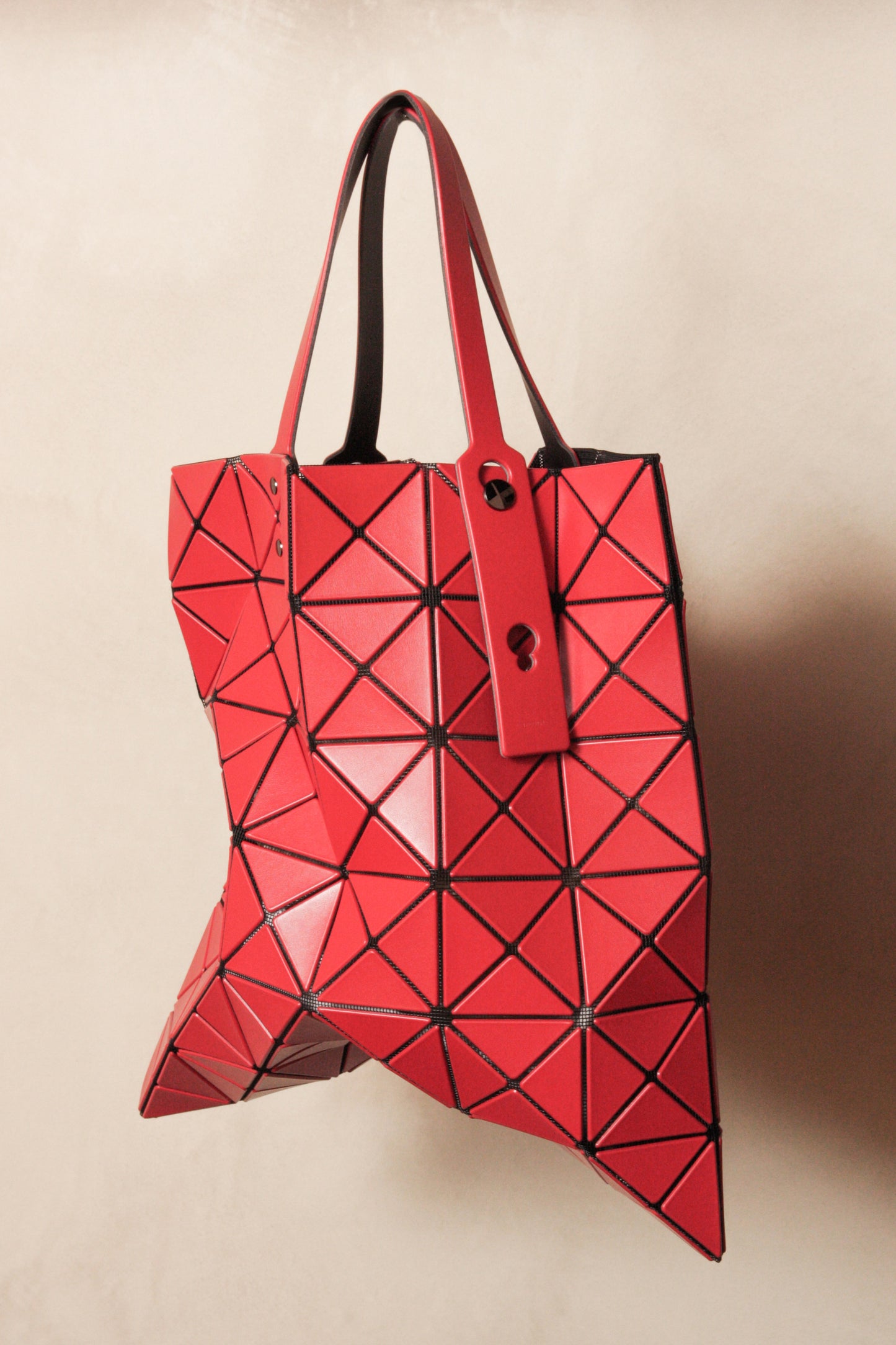 Lucent Matte Tote Red