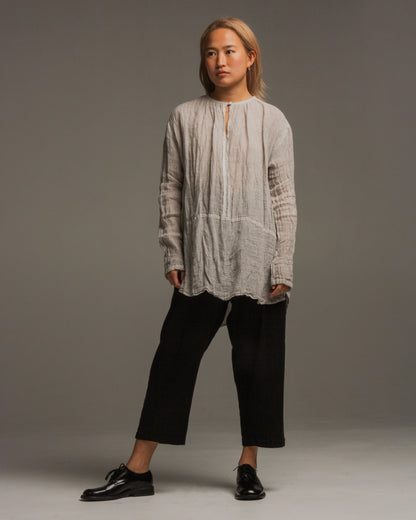 Grey Woven Blouse