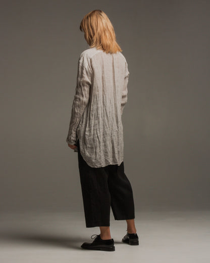 Grey Woven Blouse