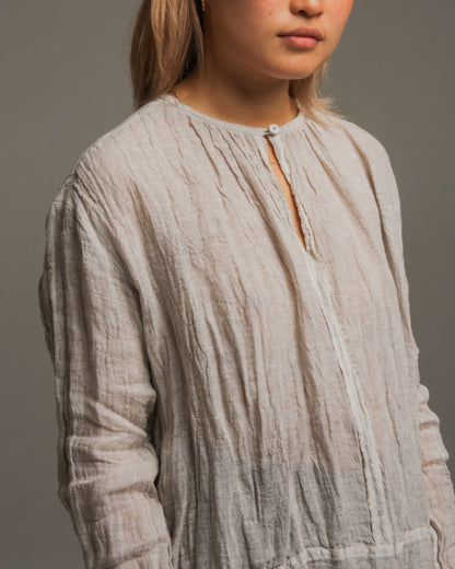 Grey Woven Blouse