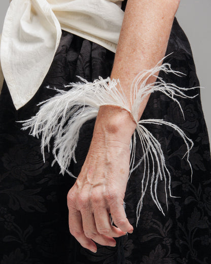 Feather Bracelet White