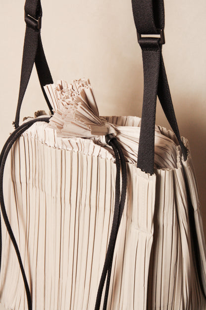Square Pleats Bag Grey