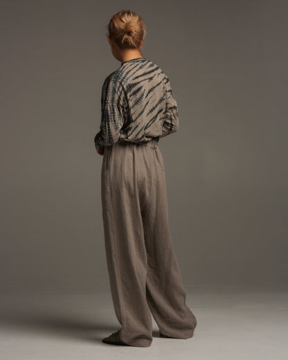 Dove Grey Linen Pants