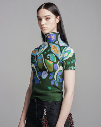 Berries Micropleat Top