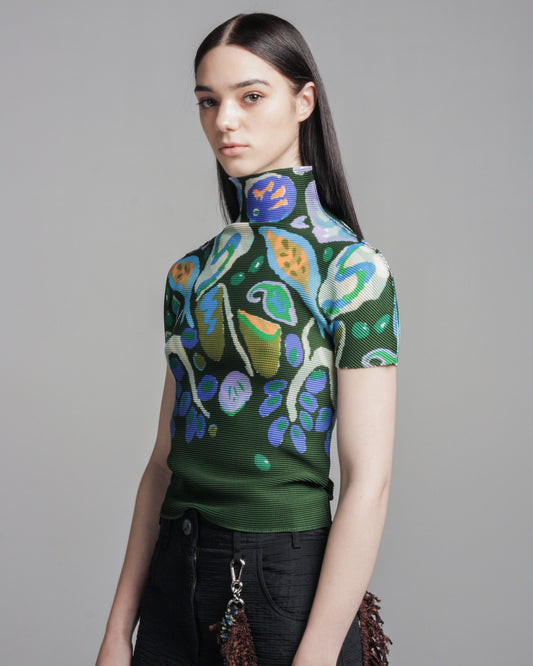 Berries Micropleat Top