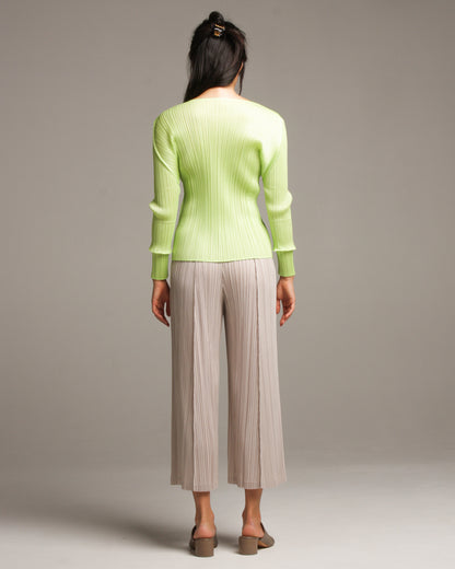 Beige Blow Pant