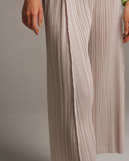 Beige Blow Pant