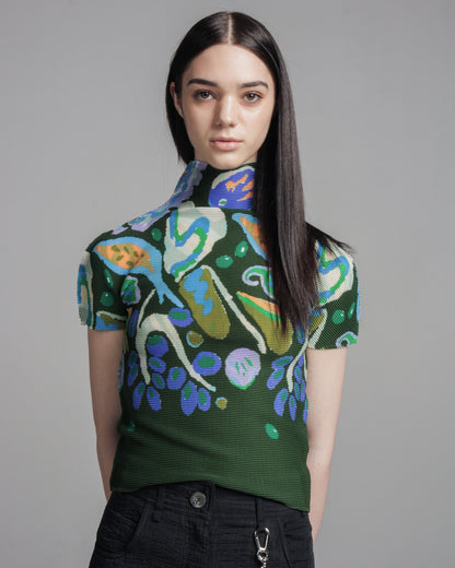 Berries Micropleat Top