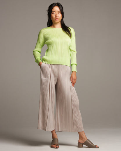 Beige Blow Pant