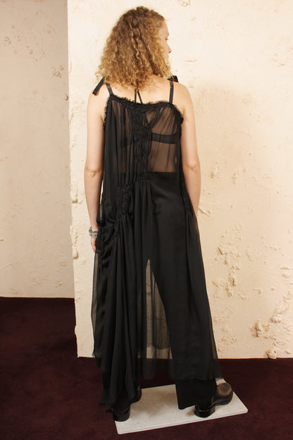 Dusk Sheer Ribbon Dress