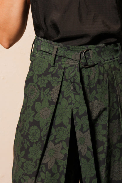 Prachi Wide Leg Pleat Pant