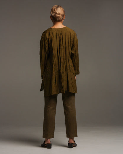 Olive Woven Blouse