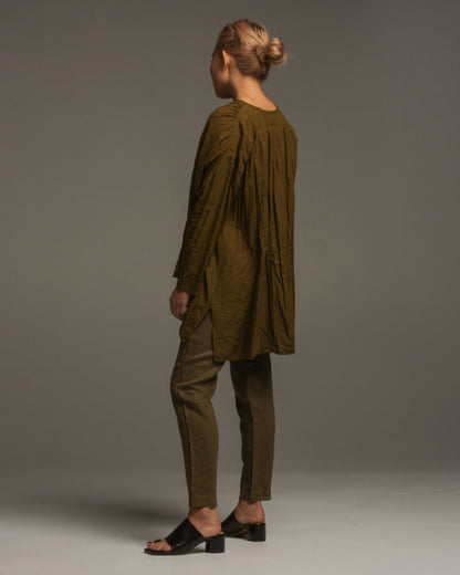 Olive Woven Blouse