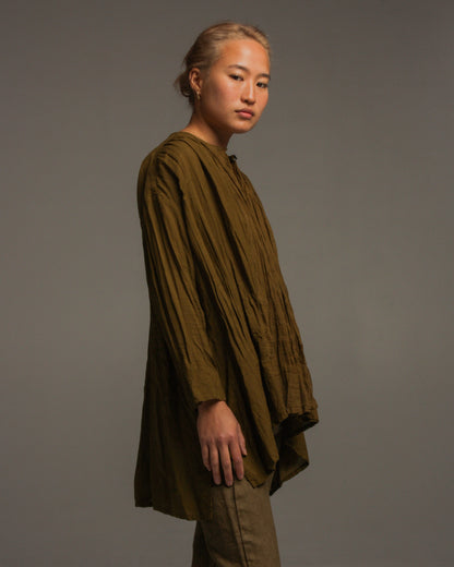 Olive Woven Blouse