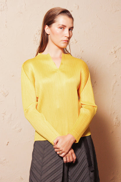 Long Sleeve Top Yellow