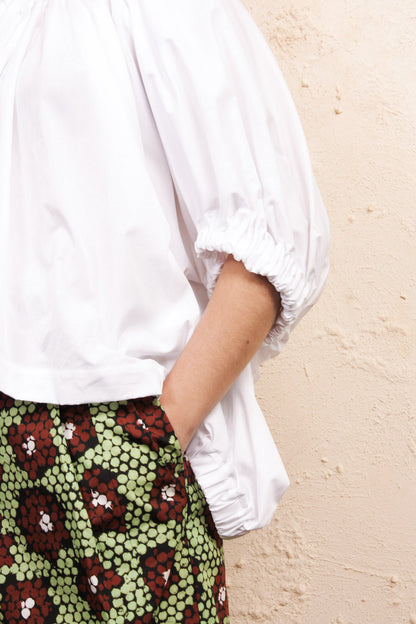 Ruffle Neck Blouse