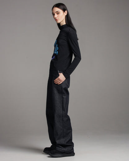 Dark Denim Pelana Jeans