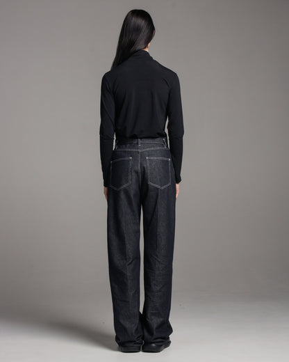 Dark Denim Pelana Jeans