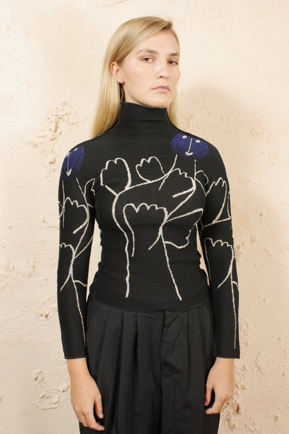 Sketch Micropleat Top