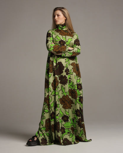 Dilani Big Peonies Dress
