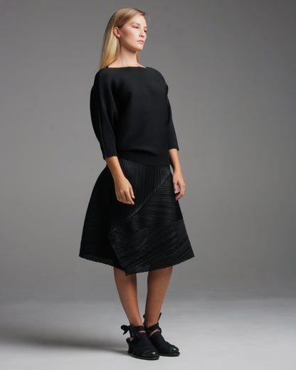 Dolman Classic Long Sleeve Black Top