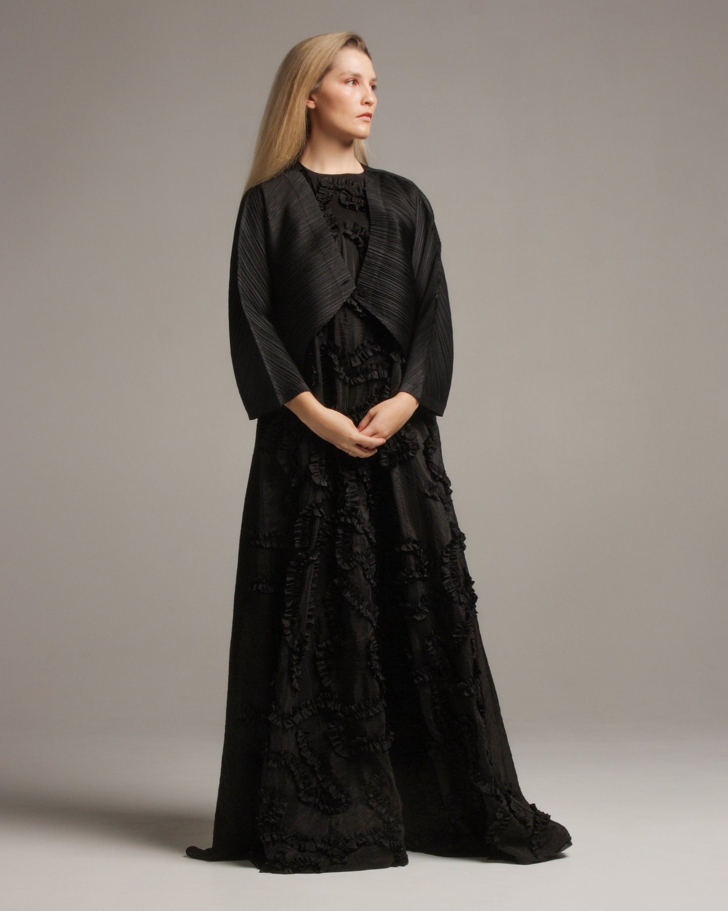 Dilania Black Sleeveless Dress
