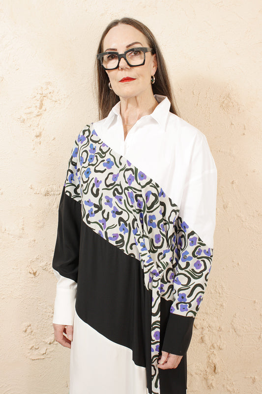 Desa Colourblocked Shirtdress
