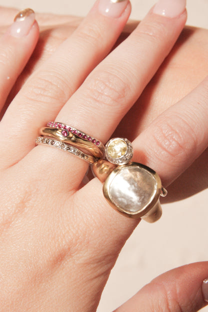 Sei Cognac Diamond Ring