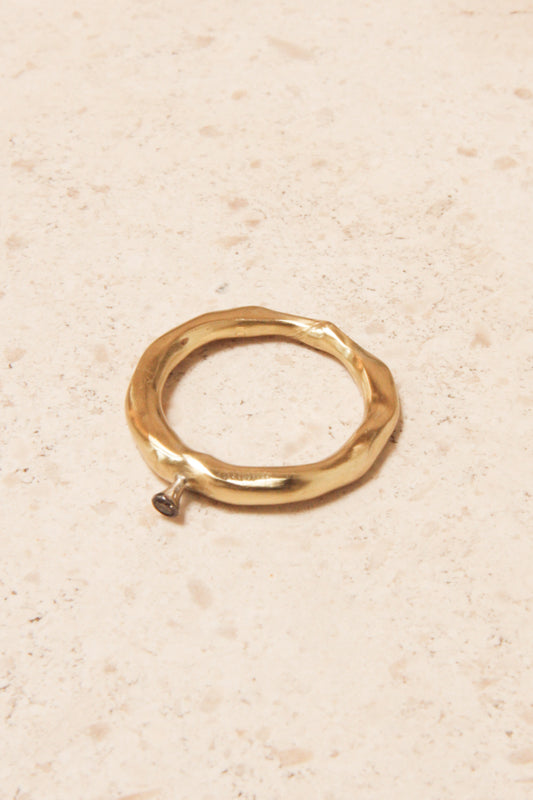 Seiko Copper Cognac Diamond Ring