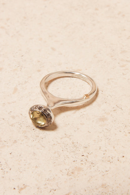 Belquis Lemon Quartz Ring