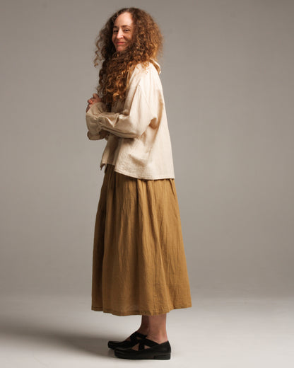 Camel Stripe Skirt