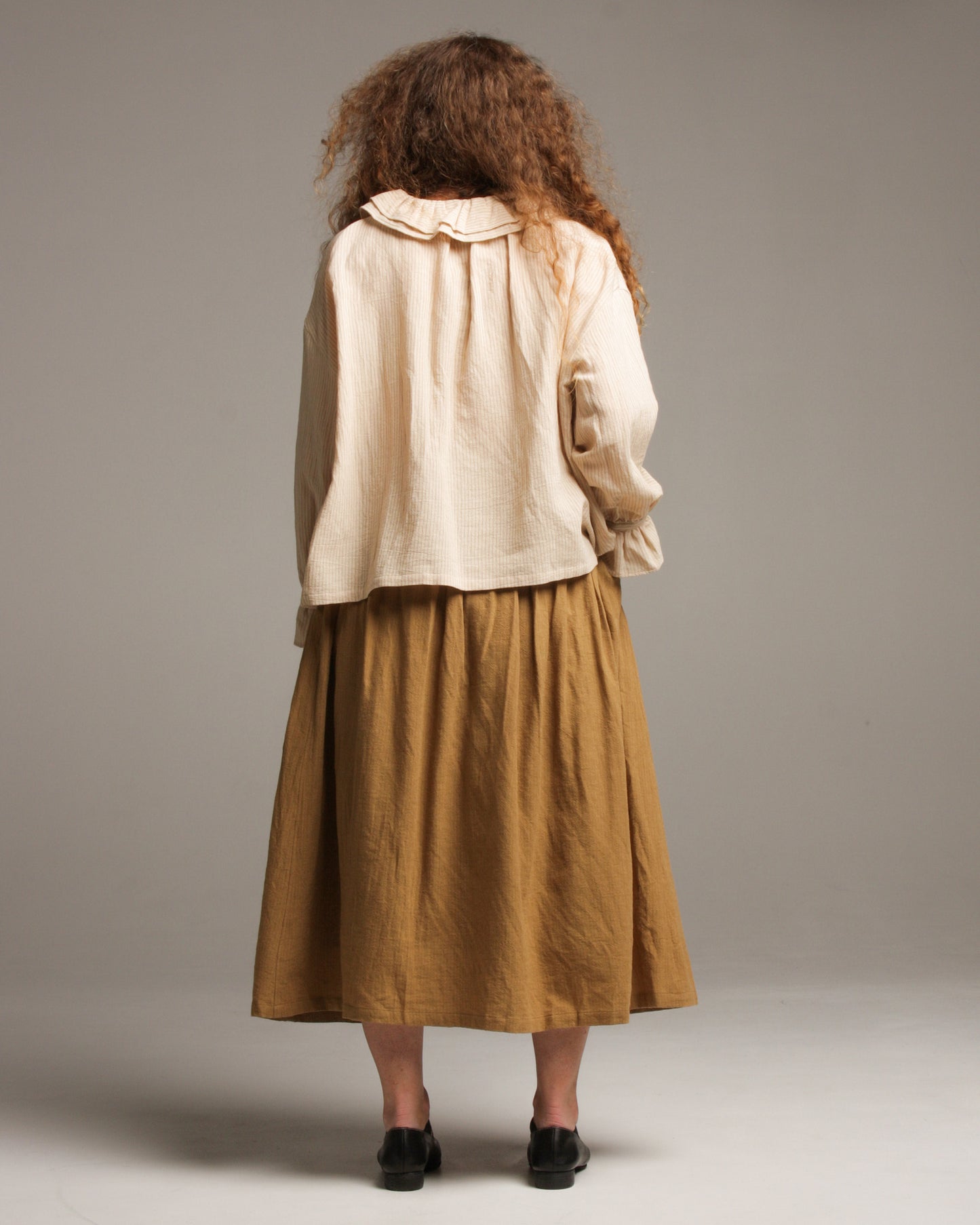 Camel Stripe Skirt