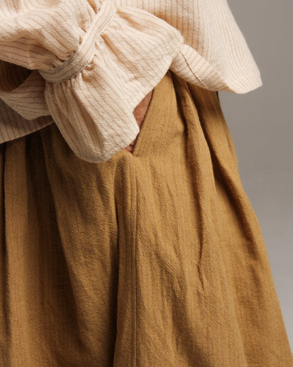 Camel Stripe Skirt