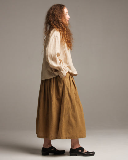 Camel Stripe Skirt