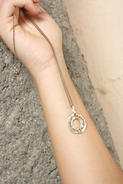 Galatea Cognac Diamond Necklace