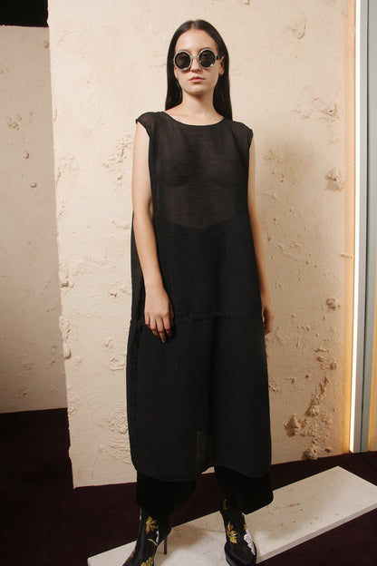 Long Crepe Dress
