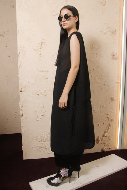 Long Crepe Dress