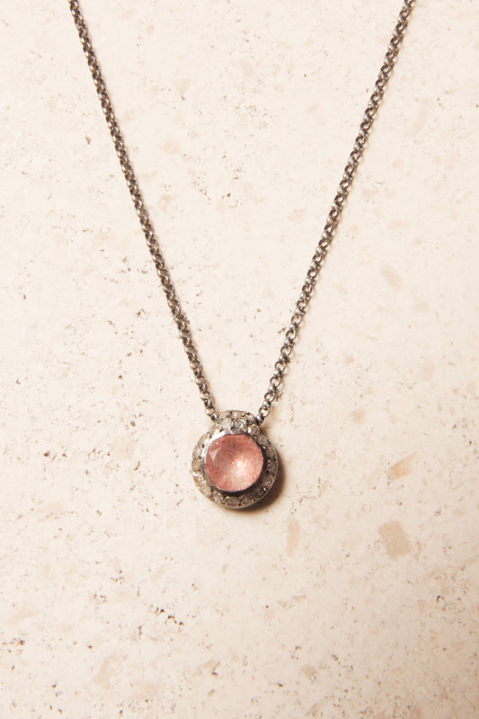 Strawberry Quartz Necklace