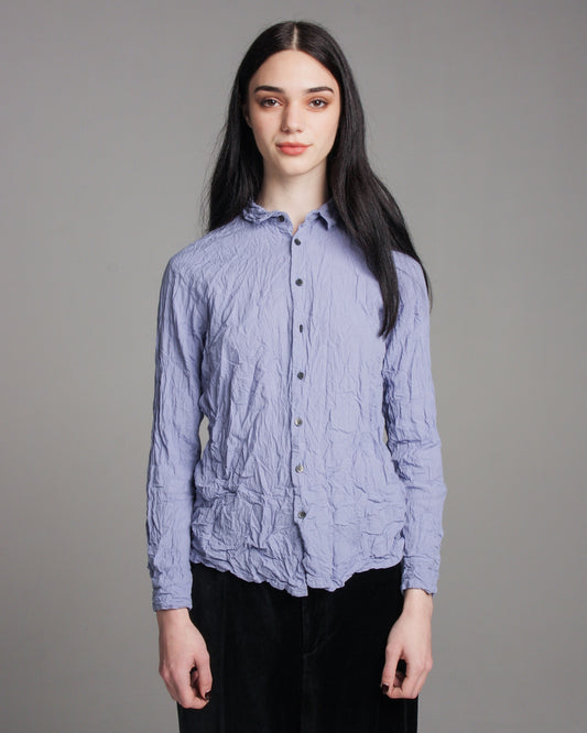 Blue Crinkle Shirt