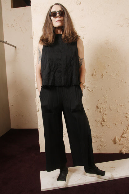 Line Darted Top