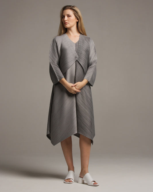 Silver Melange Cardigan