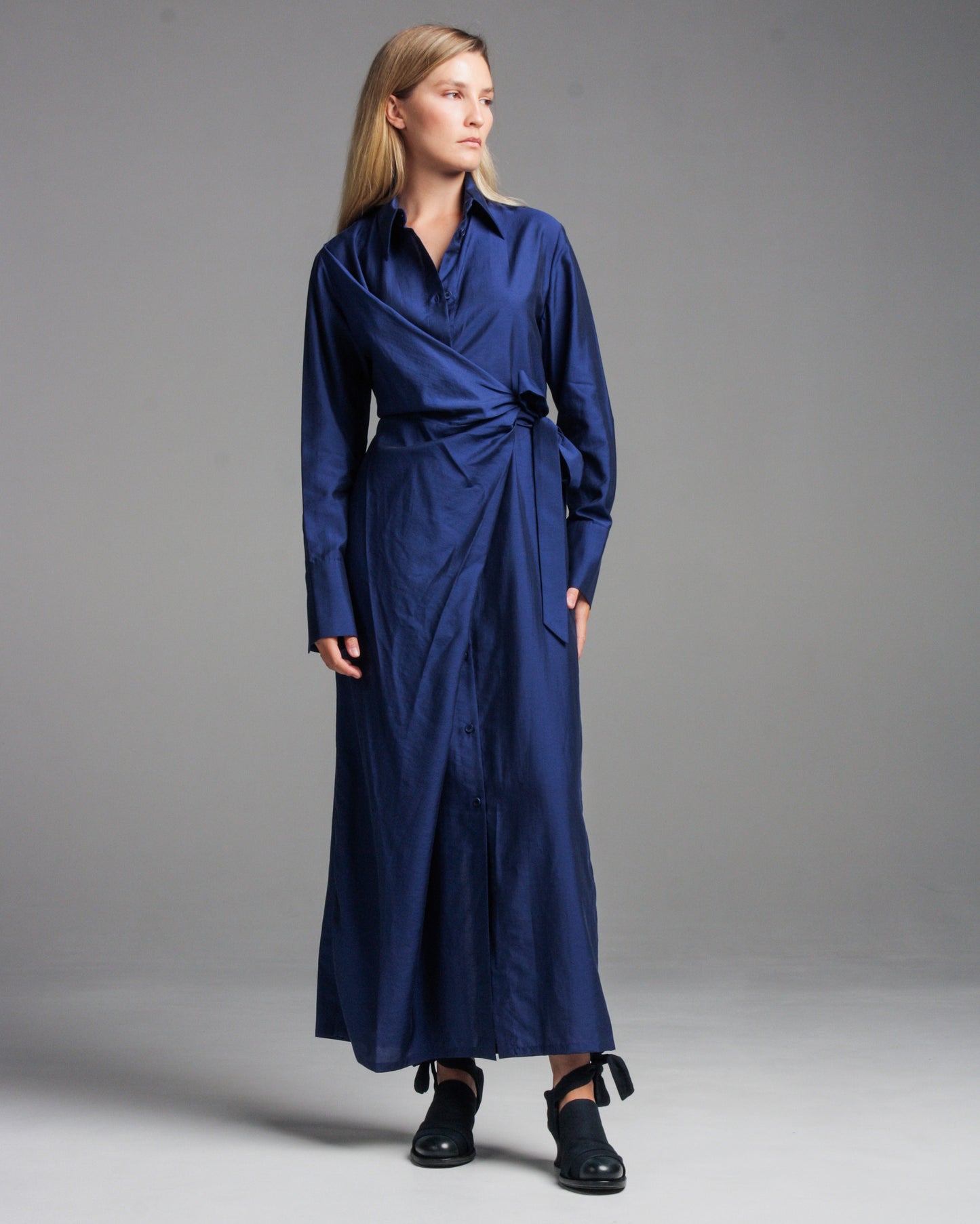 Daya Long Sleeve Knot Dress