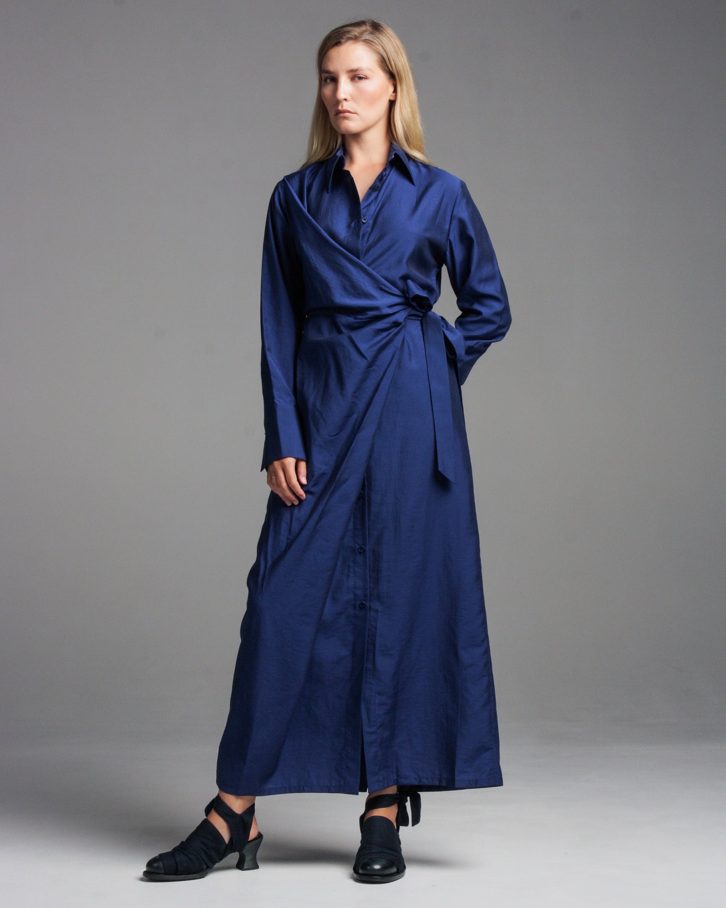 Daya Long Sleeve Knot Dress