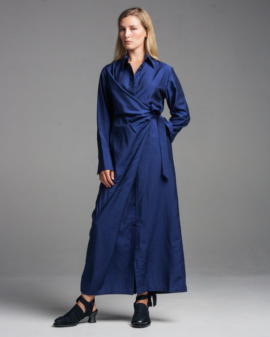 Daya Long Sleeve Knot Dress