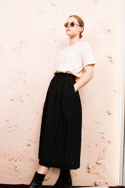 Black Boil Washer Skirt