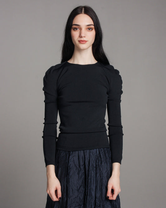 Black Longsleeve Airy Inner Top