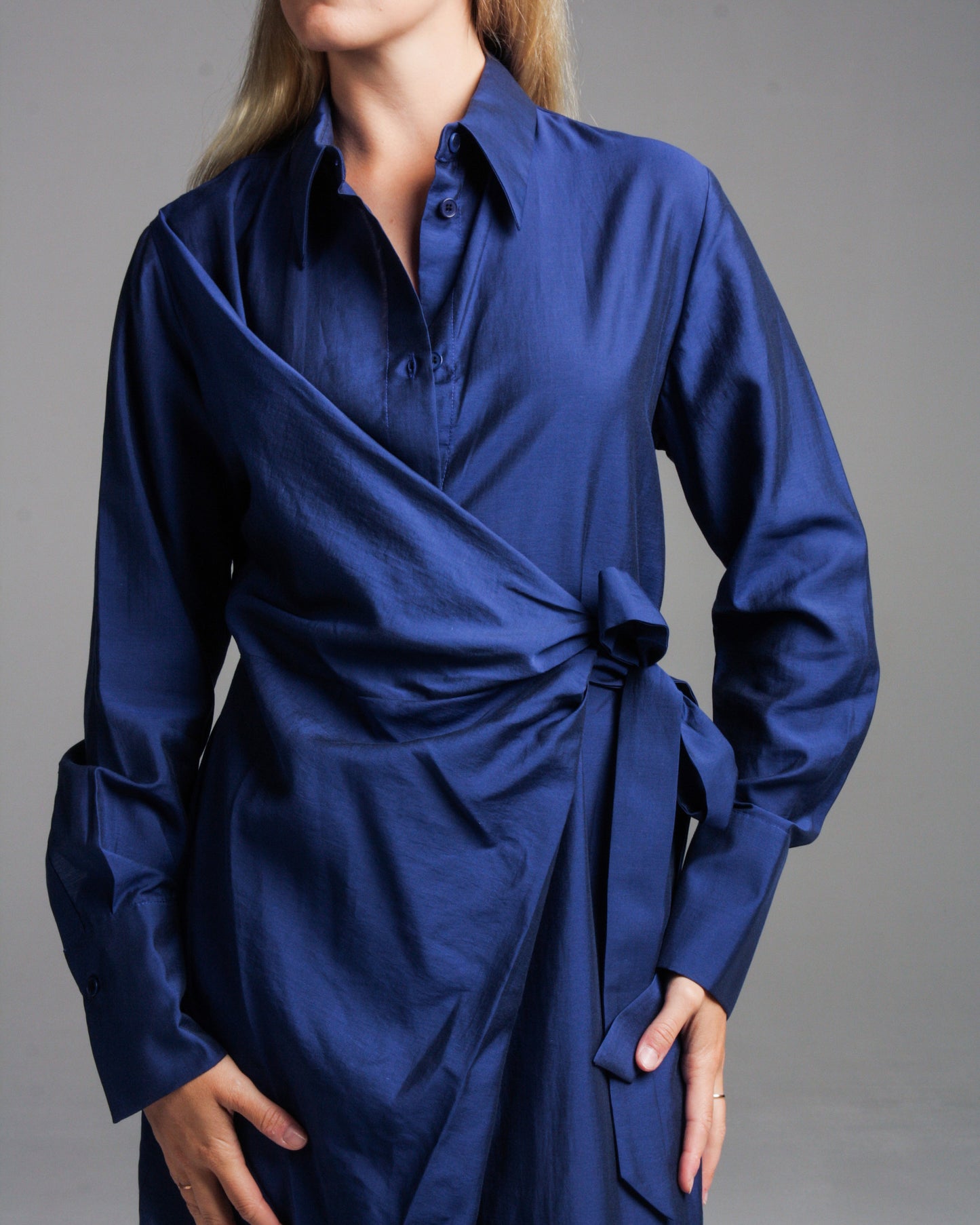 Daya Long Sleeve Knot Dress