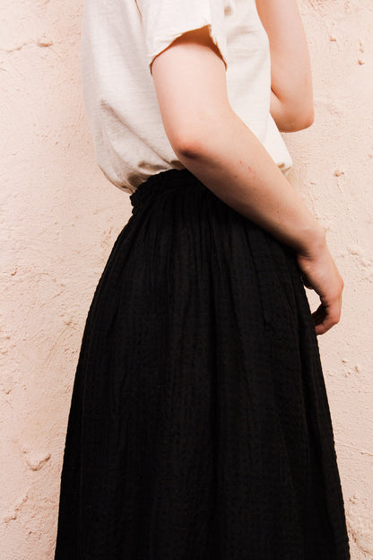 Black Boil Washer Skirt
