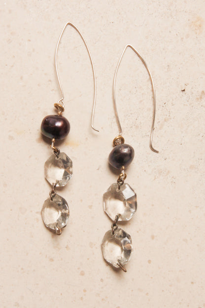 Chandelier and Pearl Earring
