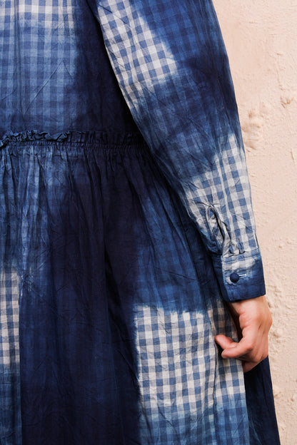 Hand Dye Itajime Dress